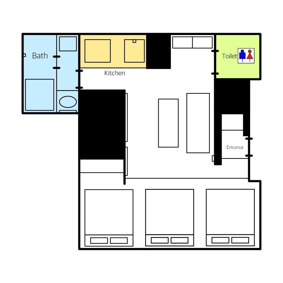 Grand Base Hakatamon Apart otel Fukuoka  Dış mekan fotoğraf